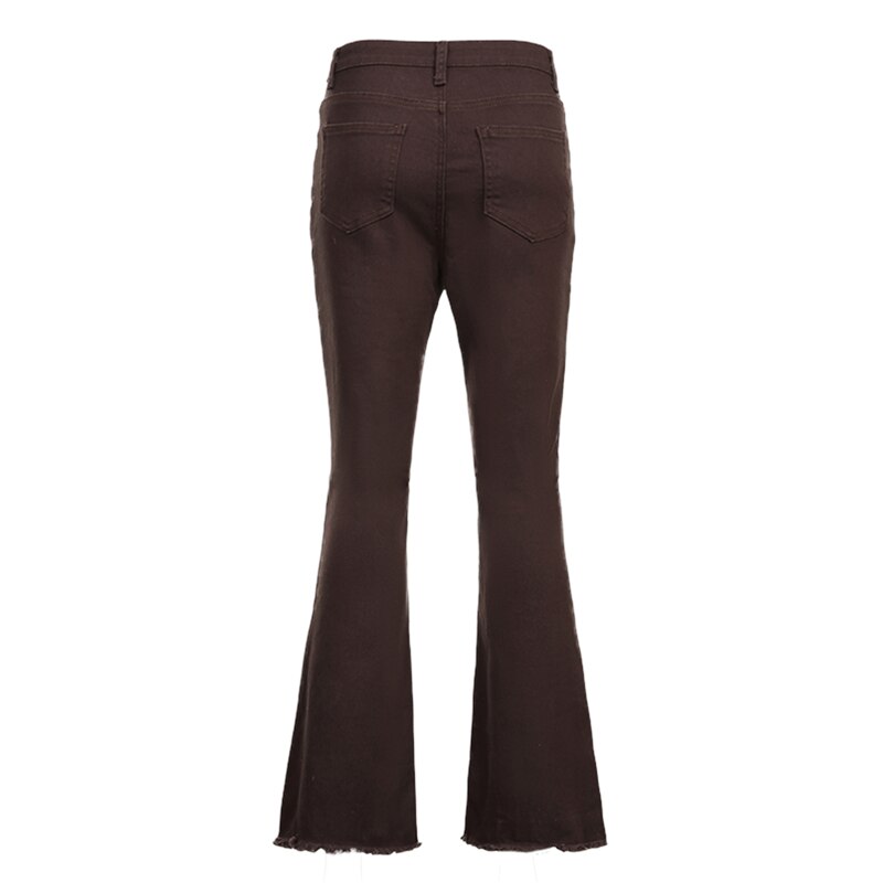 Fitted Slim Fit Flared Pants