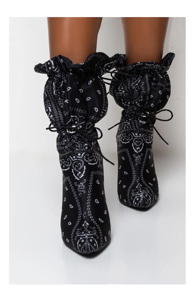 Bohemian Style Stiletto Boots
