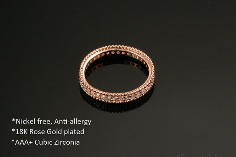 Rose Gold CZ Ring