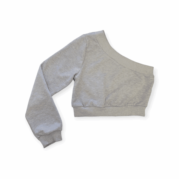 One Shoulder Peek A Boo Sweater