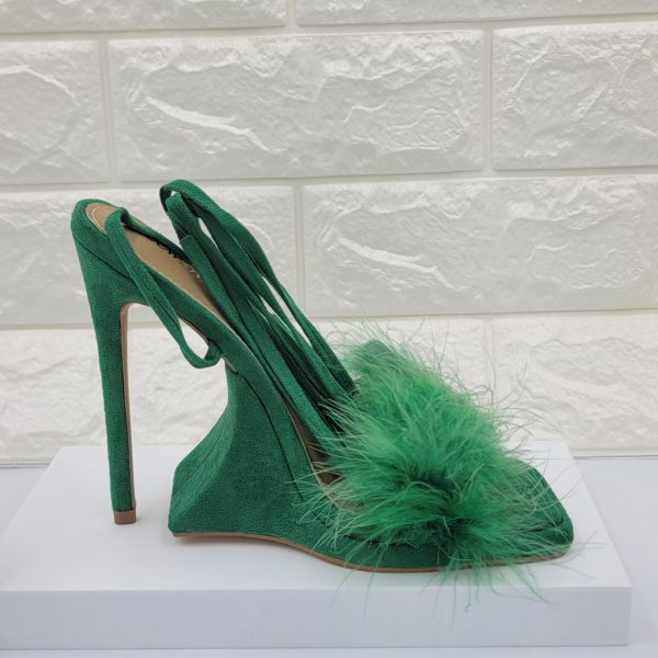 Wedge Feather Sandals
