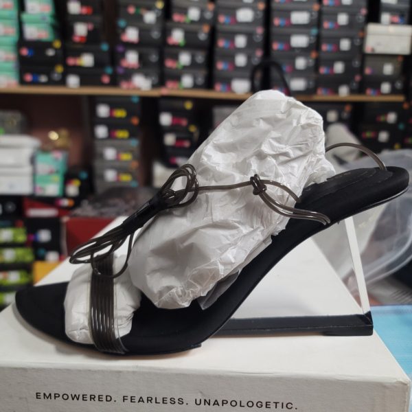 GA Glass Wedge Sandals