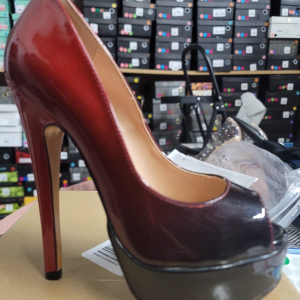 Ombre Peep Toe Heels