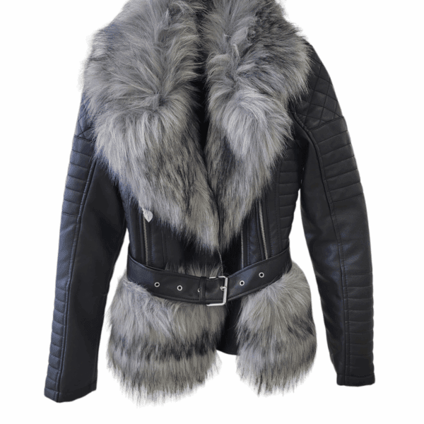 Stunning Double-Tiered Fur Coat