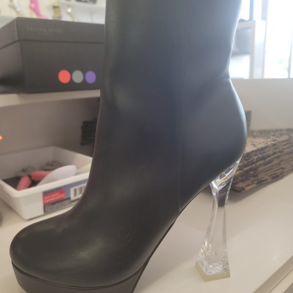 Clear Heel Boot