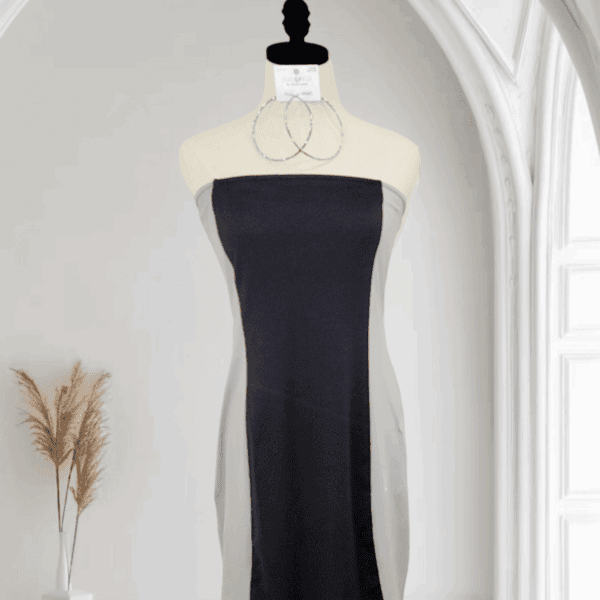 Strapless Striped Dress